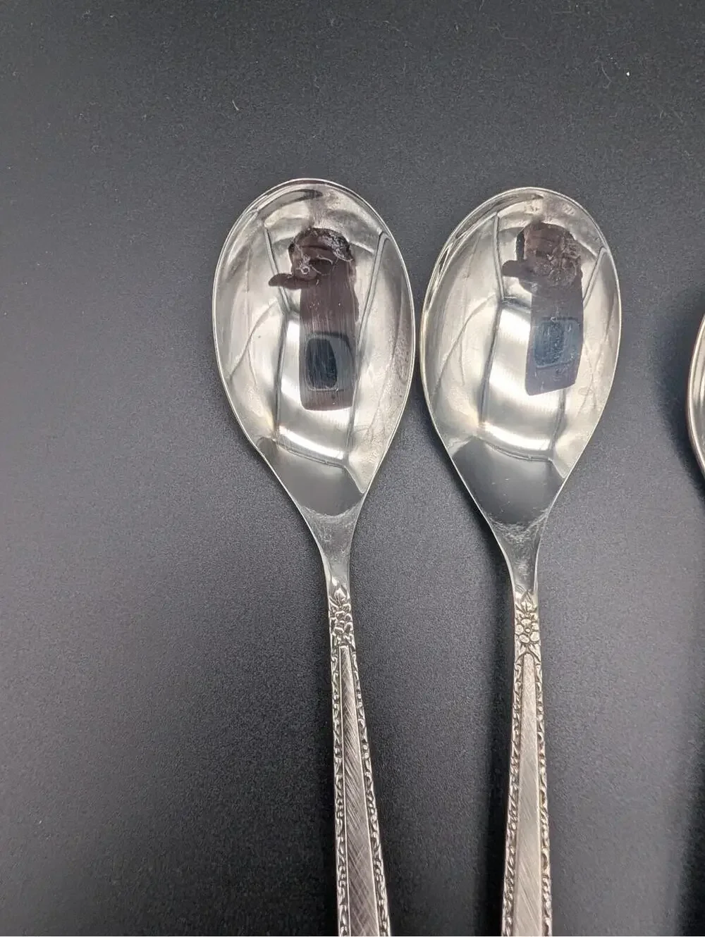 Oneida Community VIA ROMA Stainless Flatware Dessert Spoons (6 pc Set)